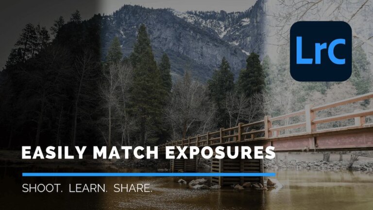 Matching Exposure for Multiple images in Lightroom
