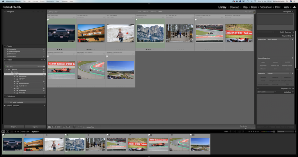 Organising and Managing your Photos in Lightroom