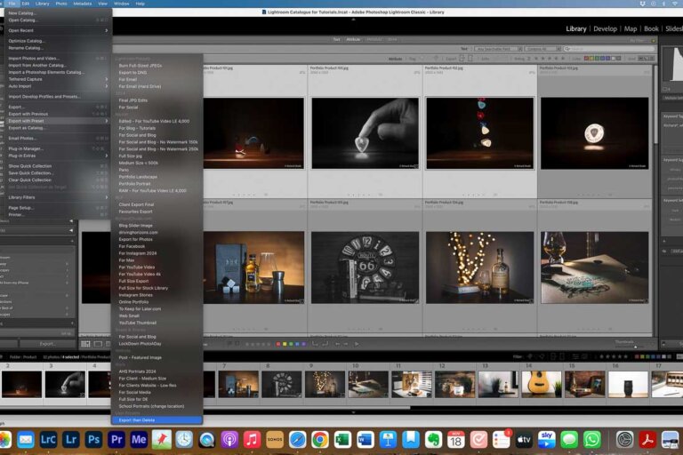 Easily Export Photos from Lightroom Classic and Create Export Presets
