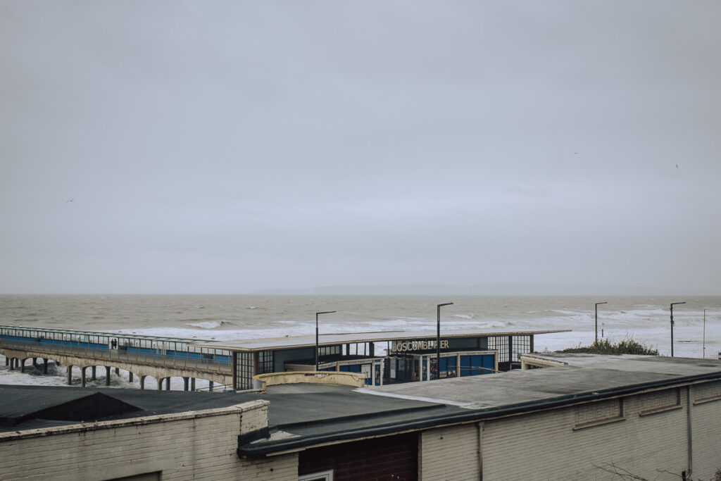 Bournemouth Beach in winter during a quiet coastal walk