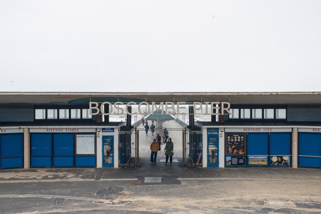 Bournemouth Beach in winter during a quiet coastal walk